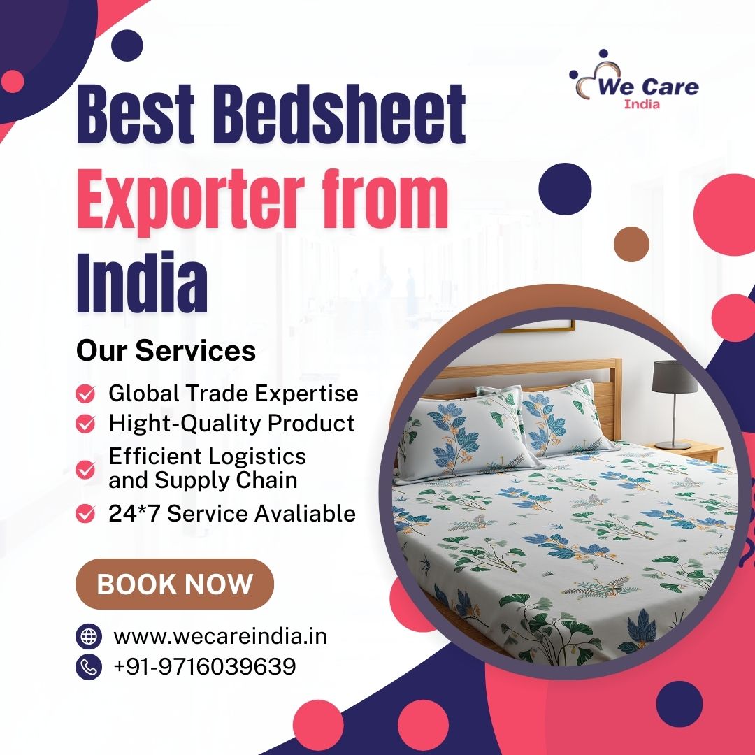 Best Bedsheet Exporter from India